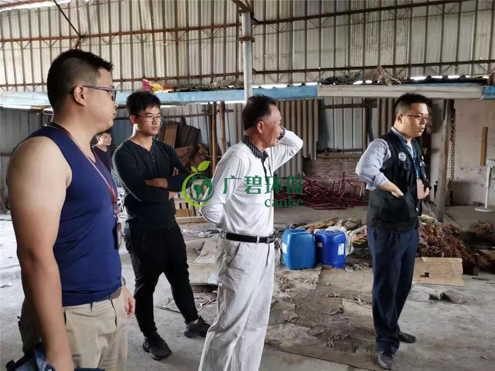 順德容桂容邊工業(yè)區(qū)兩家無(wú)證酸洗五金廠被查處 (圖1)